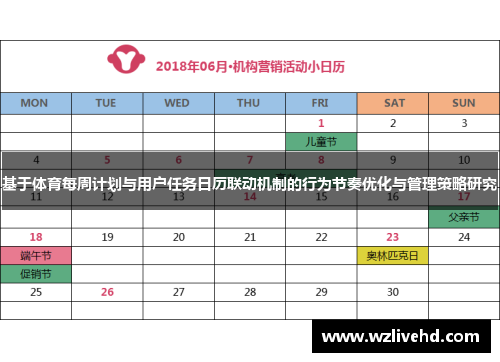 基于体育每周计划与用户任务日历联动机制的行为节奏优化与管理策略研究